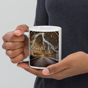 White glossy mug